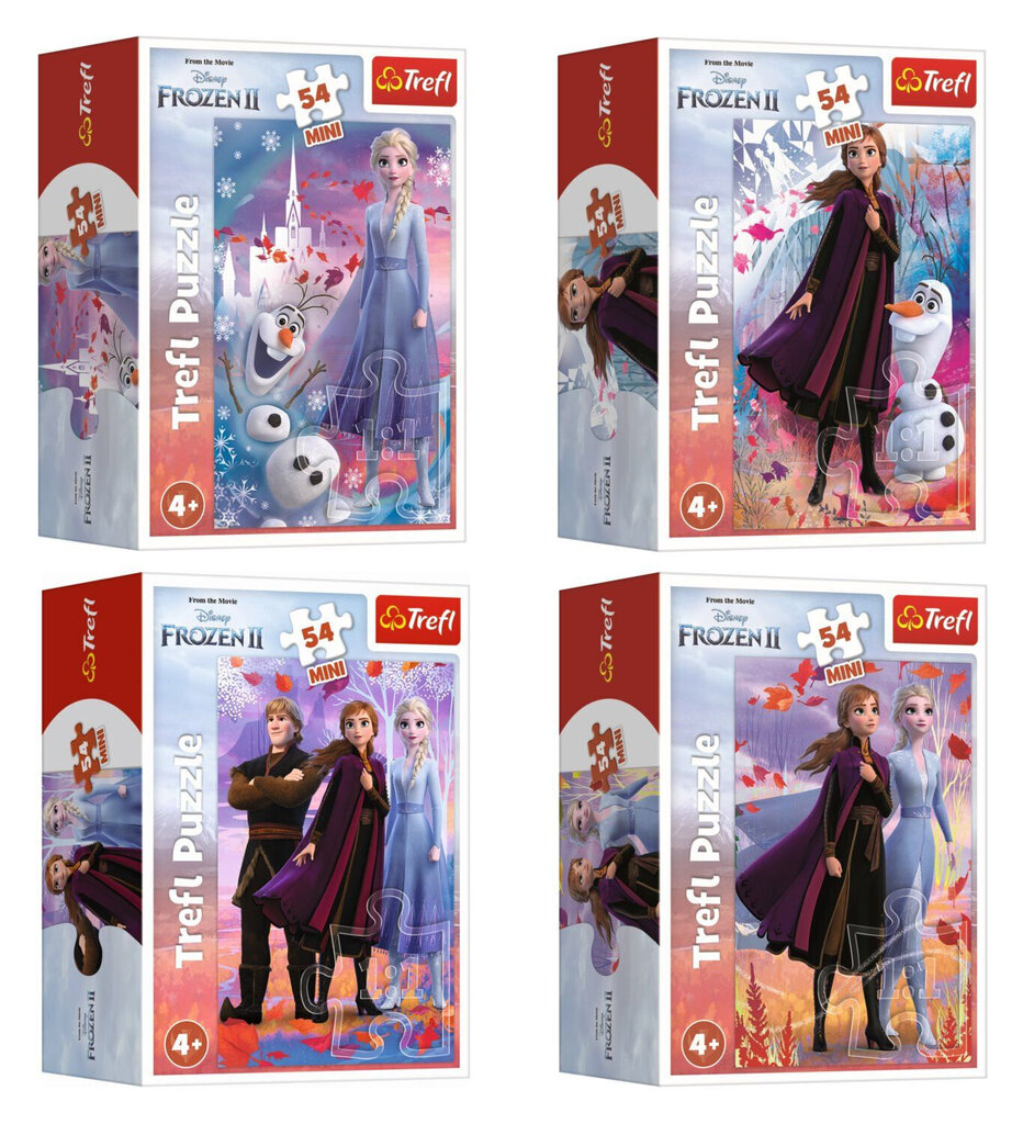 TREFL minipalapeli Frozen 2, 54 palaa hinta ja tiedot | Palapelit | hobbyhall.fi