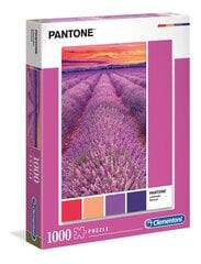 Puzzle Clementon Pantone 39493 Auringonlasku laventelikentällä, 1000 osaa hinta ja tiedot | Palapelit | hobbyhall.fi