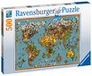 Palapeli Ravensburger World of Butterflies, 500 o., 15043. hinta ja tiedot | Palapelit | hobbyhall.fi