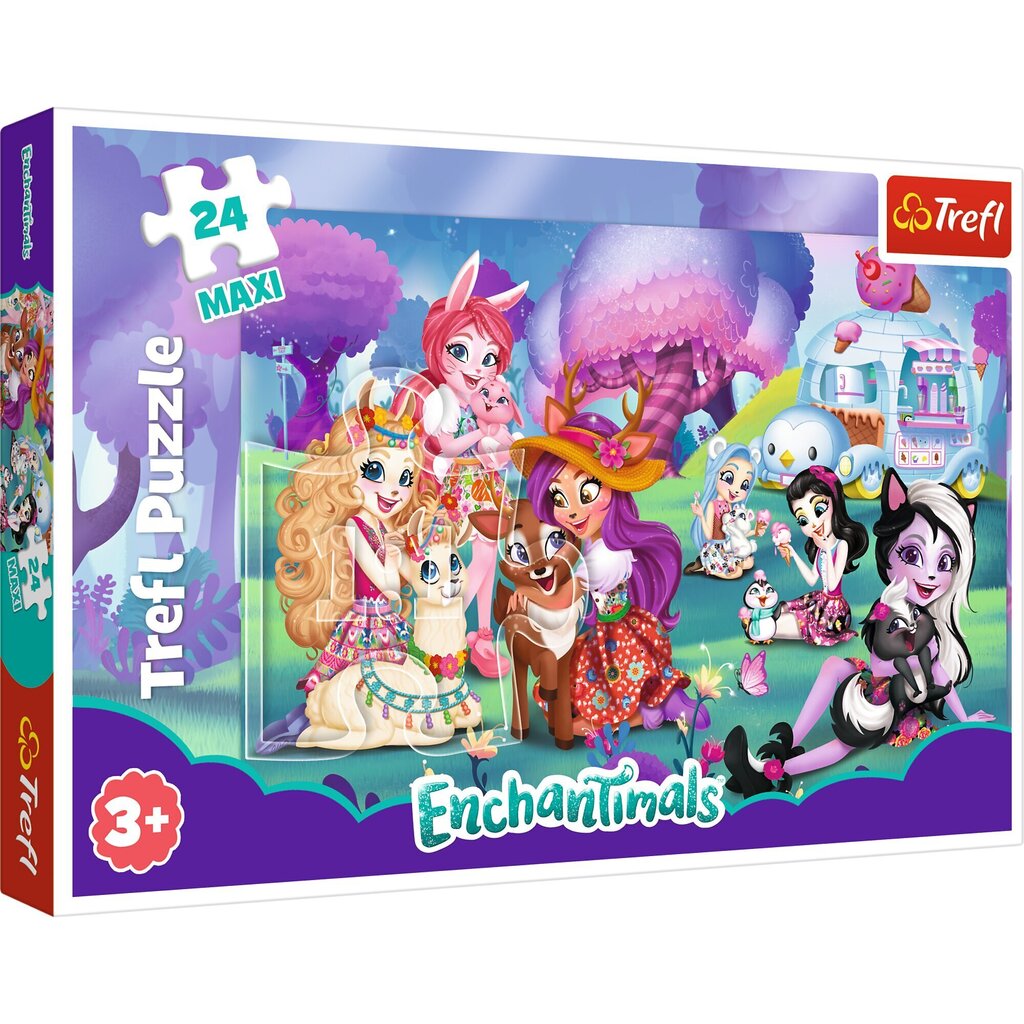 TREFL ENCHANTIMALS Suuri Palapeli Enchantimals, 24 palaa hinta ja tiedot | Palapelit | hobbyhall.fi