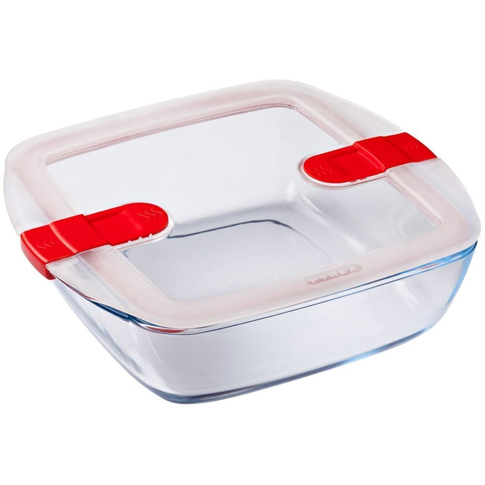 Säilytysrasia lämmönkestävä Pyrex Cook & Heat, 2,2 l hinta ja tiedot | Elintarvikkeiden säilytysastiat | hobbyhall.fi