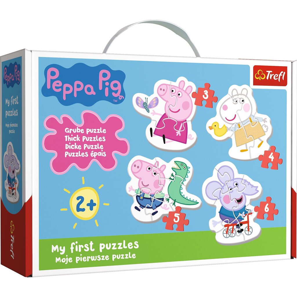 TREFL Peppa Pig (Pipsa Possu) Baby Classic palapelisetti hinta ja tiedot | Palapelit | hobbyhall.fi