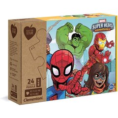 Palapeli Clementon pelata tulevaisuuden Maxi Marvel Super Hero Adventures 24 osaa hinta ja tiedot | Palapelit | hobbyhall.fi