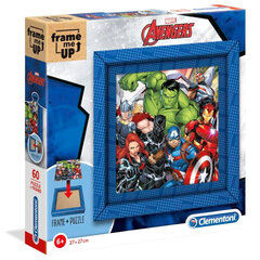 Palapeli Clementon Frame Me Up Avengers 60 osaa hinta ja tiedot | Palapelit | hobbyhall.fi