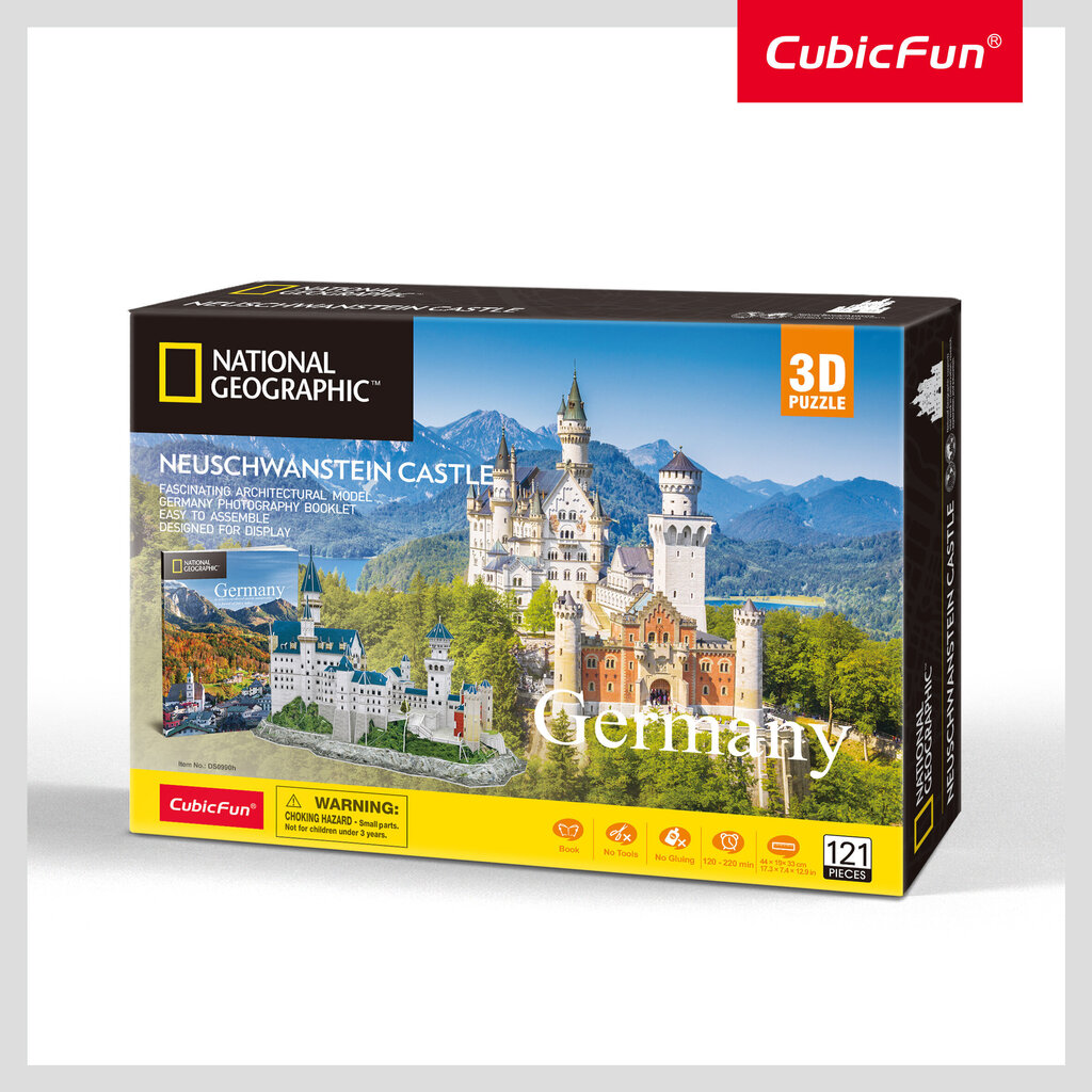 CUBICFUN Palapeli NatGeo Neuschwansteinin linna hinta ja tiedot | Palapelit | hobbyhall.fi