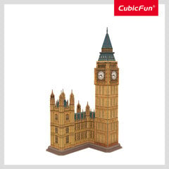 3D palapeli CubicFun National Geographic Big Ben, 94 v. hinta ja tiedot | CubicFun Lelut yli 3-vuotiaille lapsille | hobbyhall.fi