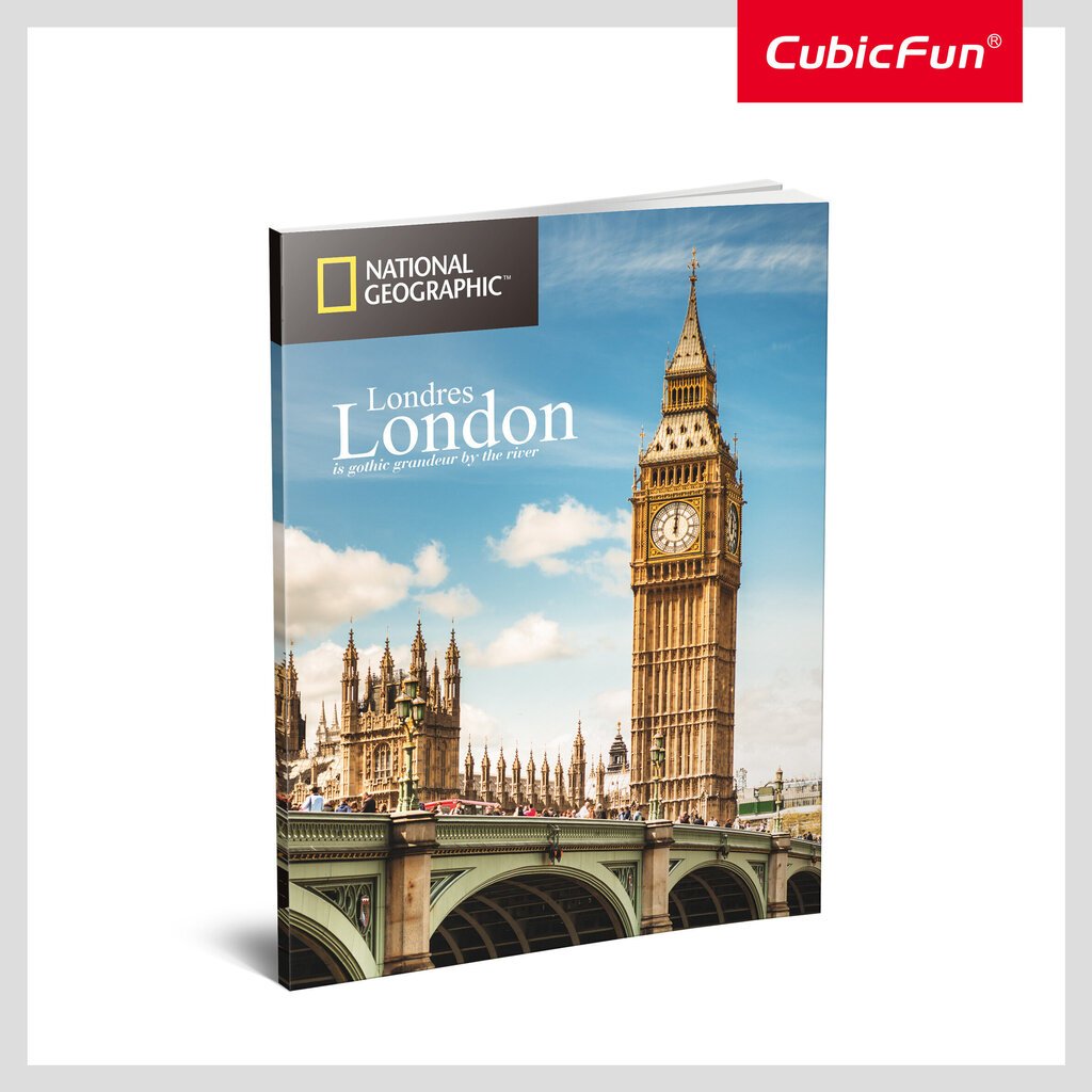 3D palapeli CubicFun National Geographic Big Ben, 94 v. hinta ja tiedot | Palapelit | hobbyhall.fi