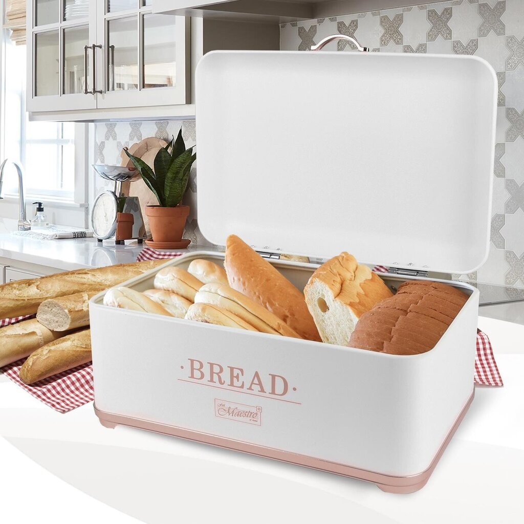 Leipälaatikko Maestro MR-1677-CU-W Bread Box Rectangular hinta ja tiedot | Keittiövälineet | hobbyhall.fi