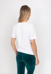 T-paita logolla, SMP24009 Valkoinen hinta ja tiedot | Marat Naisten vaatteet | hobbyhall.fi