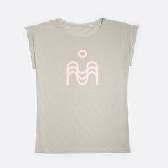 Naisten logollinen t-paita, MNP24009 harmaameleerattu hinta ja tiedot | Marat Naisten vaatteet | hobbyhall.fi