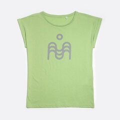 Naisten logollinen t-paita, MNP24009 Vihreä hinta ja tiedot | Marat Naisten vaatteet | hobbyhall.fi