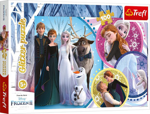 TREFL FROZEN Kimalteleva palapeli Frozen 2, 100 palaa hinta ja tiedot | Palapelit | hobbyhall.fi