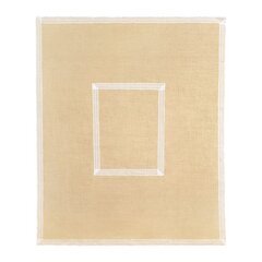 Koristeellinen pöytäliina My Home Jute Frame, valkoinen - ruskea, 130 x 160 cm hinta ja tiedot | Pöytäliinat, tabletit ja lautasliinat | hobbyhall.fi