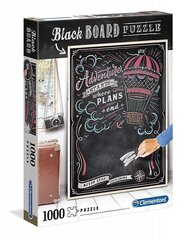 Palapeli Clementon Black Board Travel, 1000 palaa hinta ja tiedot | Palapelit | hobbyhall.fi