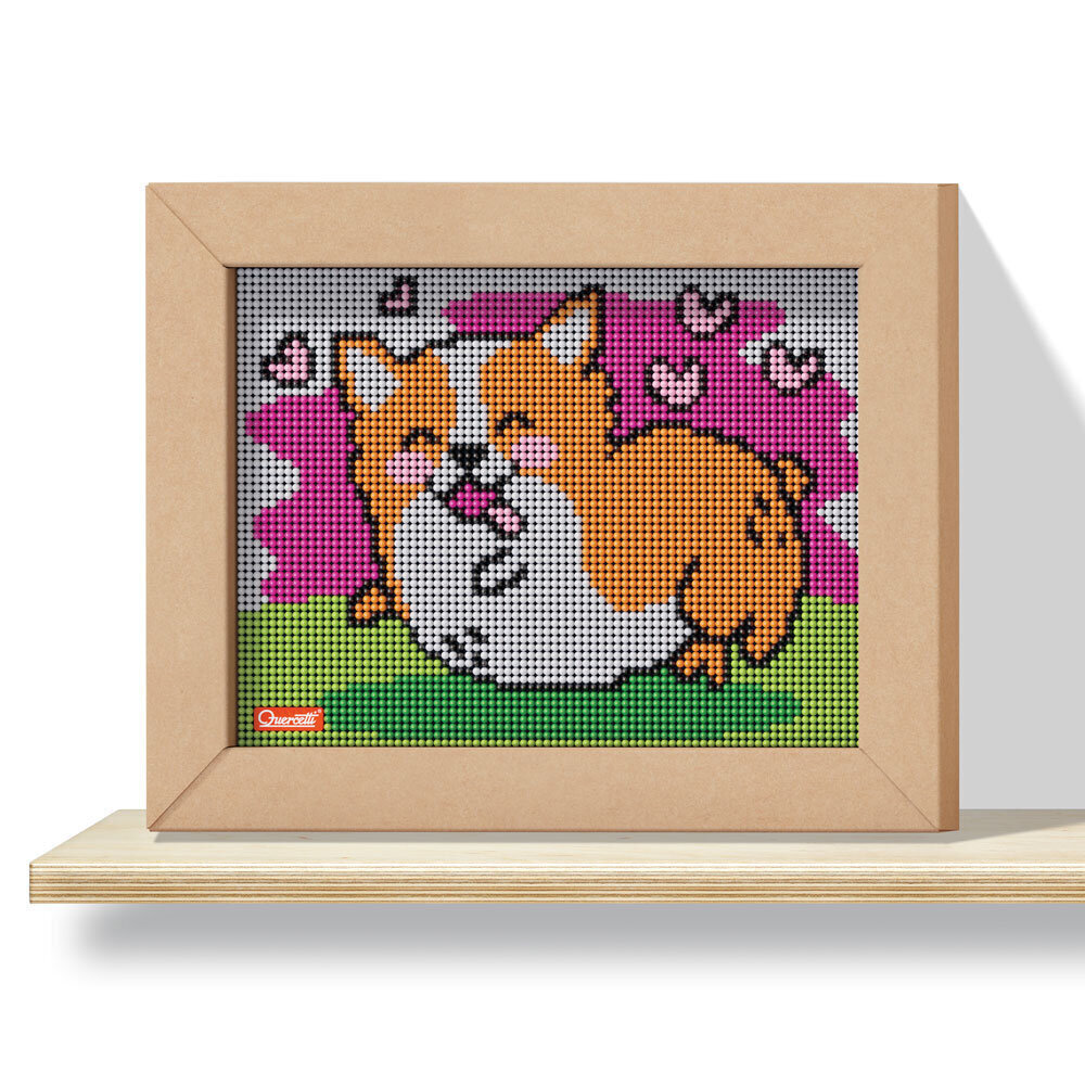 Palapeli Pixel Art Kawaii-tyyliin, Corgi Quercetti Pixel Art 4 hinta ja tiedot | Palapelit | hobbyhall.fi