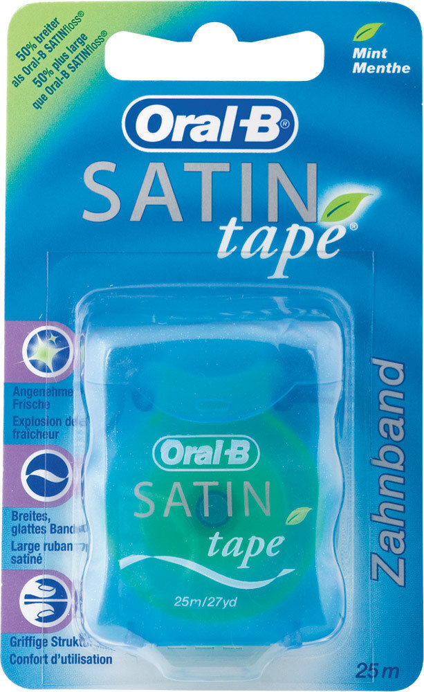 Hammaslanka Oral-B Satin Tape Mint 25 m hinta ja tiedot | Suuhygienia | hobbyhall.fi