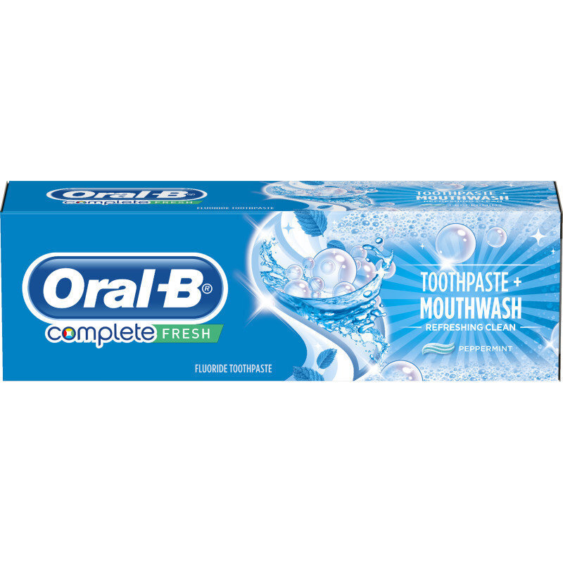 Hammastahna Oral-B Complete Mouthwash & Whitening 75 ml hinta ja tiedot | Suuhygienia | hobbyhall.fi