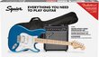 Fender Affinity Strat HSSsu+ Frontman 15G sähkökitaran setti hinta ja tiedot | Kitarat | hobbyhall.fi