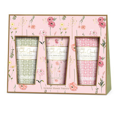 Käsivoidelahjasetti Baylis & Harding Royale Garden Rose, Poppy & Vanilla Luxury Hand Treats, 3 x 50 ml hinta ja tiedot | Vartalovoiteet ja -emulsiot | hobbyhall.fi