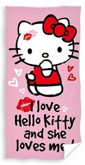 Lasten pyyhe Hello Kitty, 70x140 cm hinta ja tiedot | Pyyhkeet | hobbyhall.fi