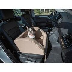 Kuljetuslaukku eläimille Doggy Trip Oxford, 46x46 cm, beige hinta ja tiedot | Kuljetushäkit ja kuljetuslaatikot | hobbyhall.fi