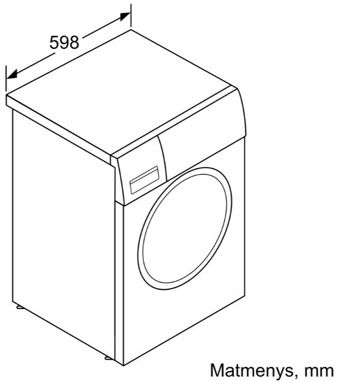 Bosch WAXH2KM1SN hinta ja tiedot | Pyykinpesukoneet | hobbyhall.fi