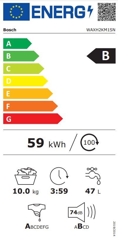 Bosch WAXH2KM1SN hinta ja tiedot | Pyykinpesukoneet | hobbyhall.fi