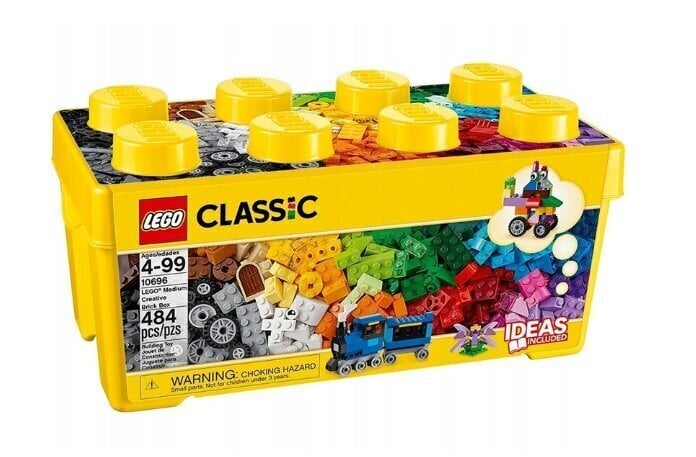 10696 LEGO® Classics Keskikokoinen luova rakennuslaatikko + pehmotyyny hinta ja tiedot | LEGOT ja rakennuslelut | hobbyhall.fi