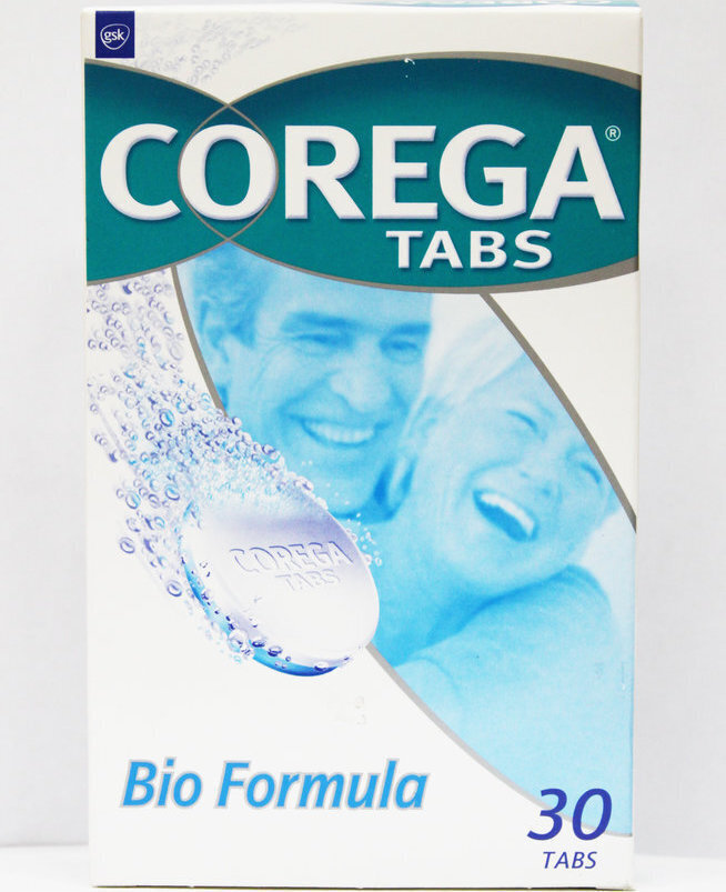 Hammasproteesien puhdistustabletit Corega Tabs Bio Formula, 30 kpl hinta ja tiedot | Suuhygienia | hobbyhall.fi