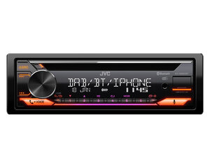 JVC, KD-DB922BT CD/USB MP3/WMA autostereot AUX-tulolla hinta ja tiedot | JVC Autotuotteet | hobbyhall.fi