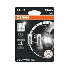 Autopolttimo Osram OS3893DWP-02B 12 V 6000 K 0,8 W BA9S hinta ja tiedot | Polttimot | hobbyhall.fi