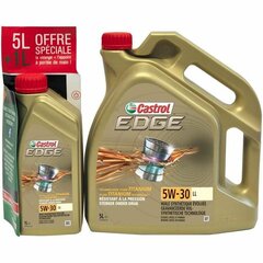 Auton moottoriöljy Castrol EDGE 5 l + 1 l 5W30 hinta ja tiedot | Moottoriöljyt | hobbyhall.fi