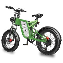 Sähköpyörä GUNAI MX25, vihreä, 1000W, 25Ah hinta ja tiedot | Sähköpyörät | hobbyhall.fi