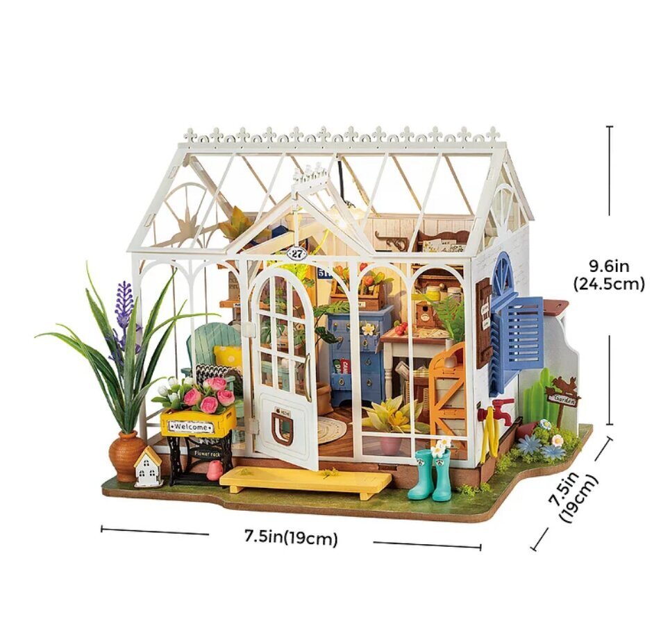 Robotime Dreamy Garden House puinen koottava huone hinta ja tiedot | LEGOT ja rakennuslelut | hobbyhall.fi