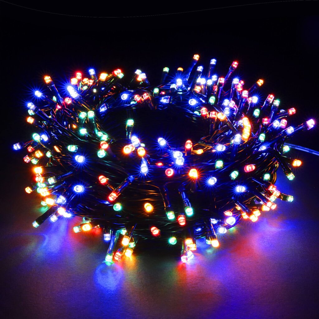 Jouluinen ulko- ja sisävalosarja 1000 LED-lampulla, 70m, monivärinen, sekoitus hinta ja tiedot | Jouluvalot | hobbyhall.fi