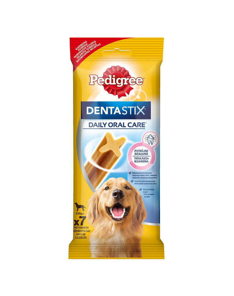 Pedigree Daily Oral Care Dentastix isokokoisille koirille, 10x270 g hinta ja tiedot | Koiran herkut | hobbyhall.fi