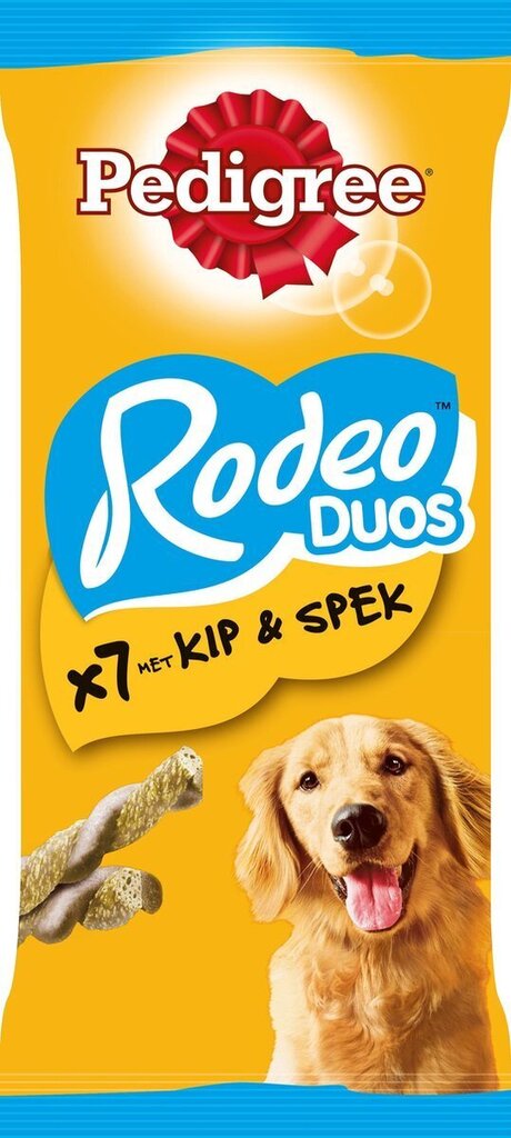 Pedigree Rodeo Duos aikuisille koirille kana ja pekoni, 10x123 g hinta ja tiedot | Koiran herkut | hobbyhall.fi