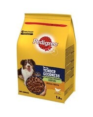 Pedigree Tender Goodness aikuisille koirille siipikarja, 5x1,8 kg hinta ja tiedot | Pedigree Lemmikit | hobbyhall.fi