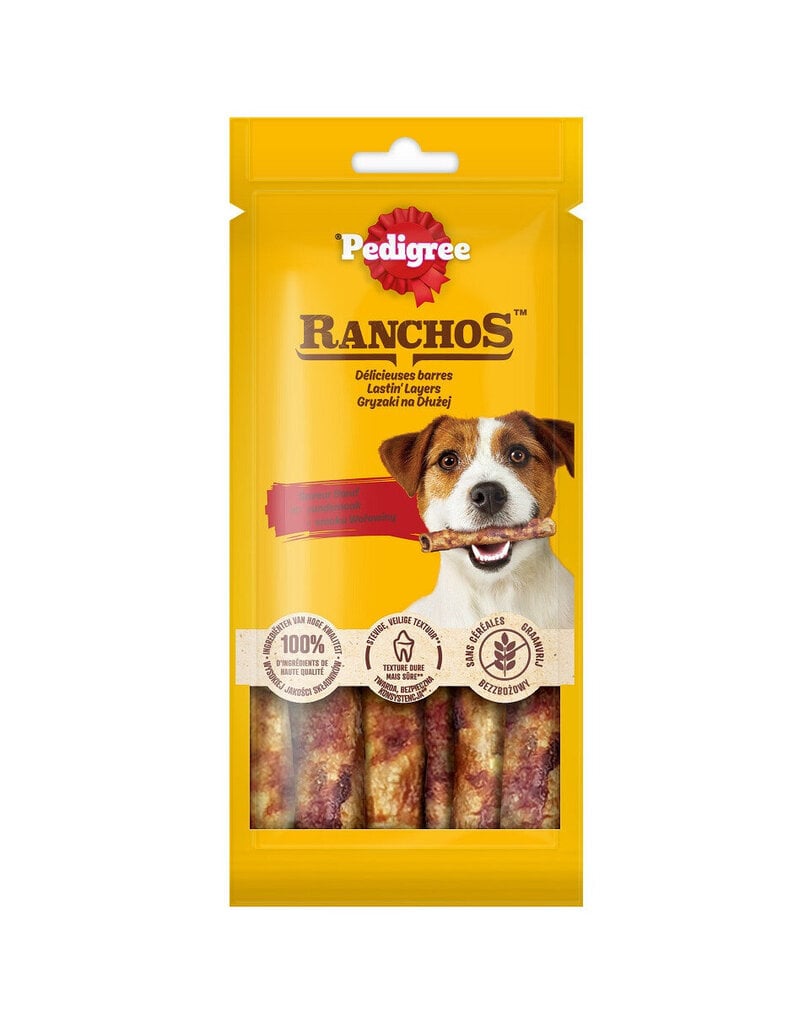 Pedigree Ranchos naudanliha, 12x40 g hinta ja tiedot | Koiran herkut | hobbyhall.fi