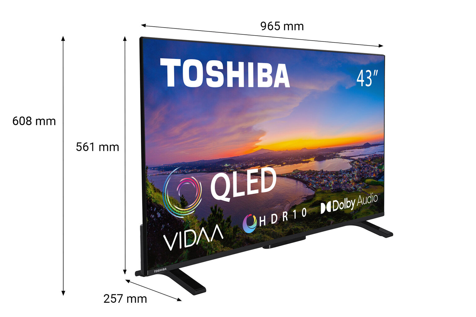 Toshiba 43QV2363DG hinta ja tiedot | Televisiot | hobbyhall.fi