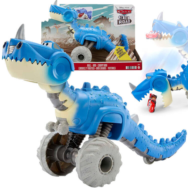 Autot, Interaktiivinen dinosaurus, sininen hinta ja tiedot | Poikien lelut | hobbyhall.fi