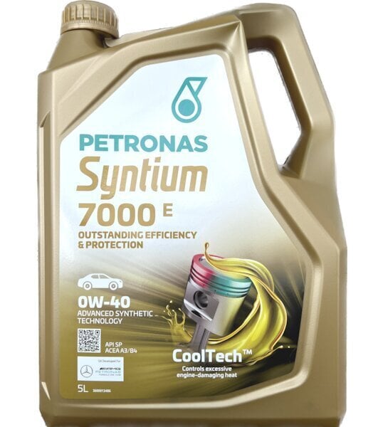 Petronas Syntium 7000 Hybrid 0W-20 SP moottoriöljy, 5L hinta ja tiedot | Moottoriöljyt | hobbyhall.fi