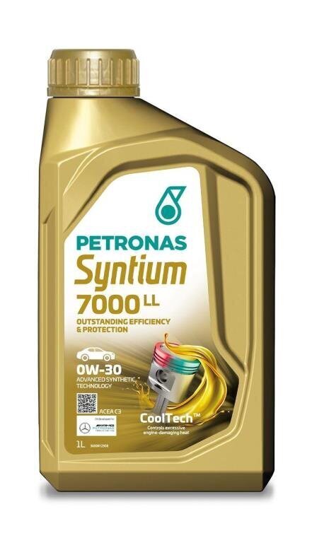 Petronas Syntium 7000 LL 0W-30 moottoriöljy, 1L hinta ja tiedot | Moottoriöljyt | hobbyhall.fi