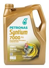 Petronas Syntium 7000 LL 0W-30 moottoriöljy, 5L hinta ja tiedot | Moottoriöljyt | hobbyhall.fi