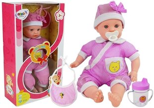 Baby Kid 45 cm, vaaleanpunainen hinta ja tiedot | Tyttöjen lelut | hobbyhall.fi