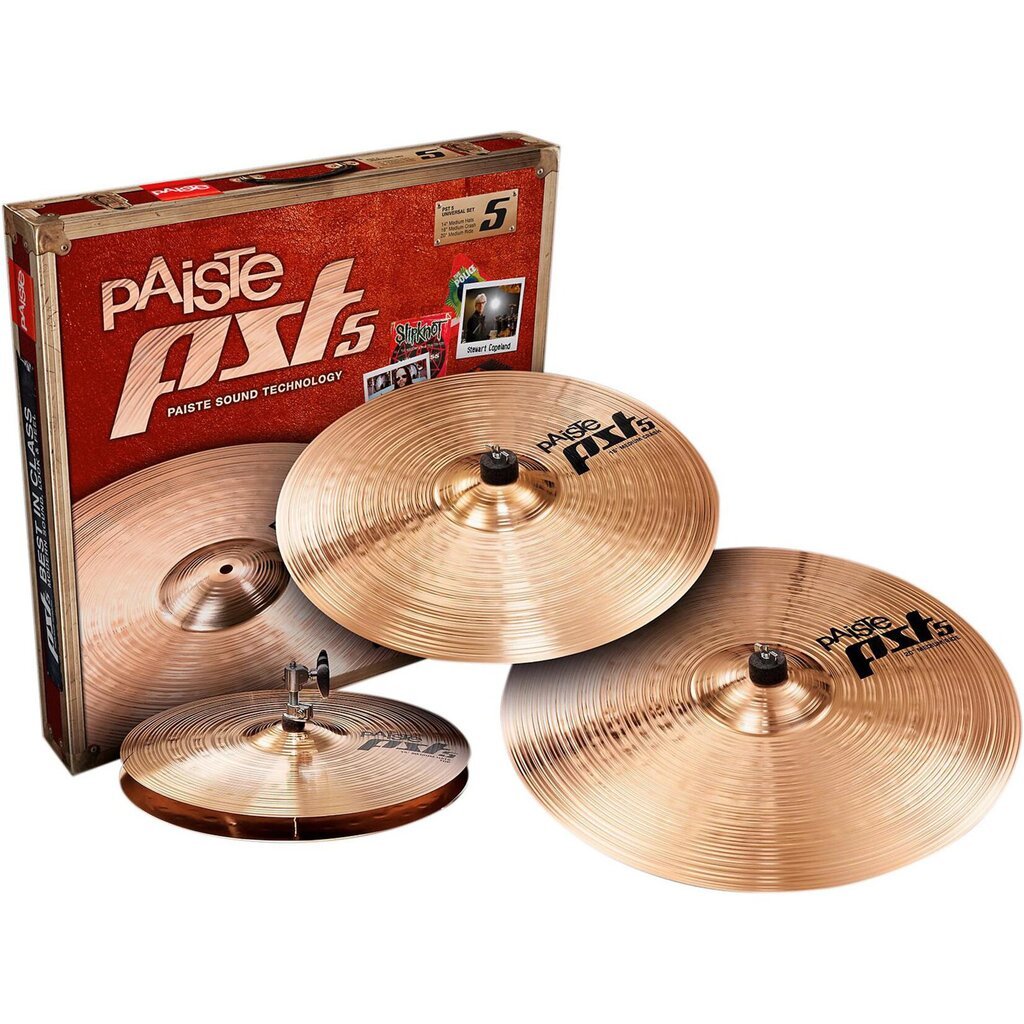 Rumpusymbaalisetti Paiste PST 5 Universal hinta ja tiedot | Soittimien lisätarvikkeet | hobbyhall.fi