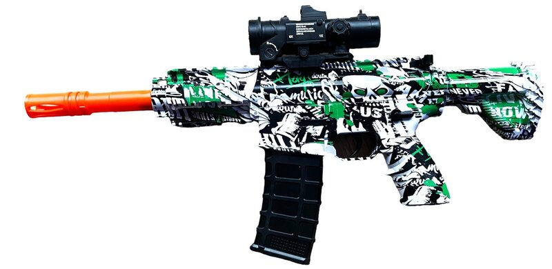 Toy Electric Water Gel Bullet Gun M416 + 8000 kpl ammukset