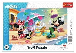 TREFL DISNEY Palapelikehys Mikki Hiiri, 15 osaa hinta ja tiedot | Palapelit | hobbyhall.fi