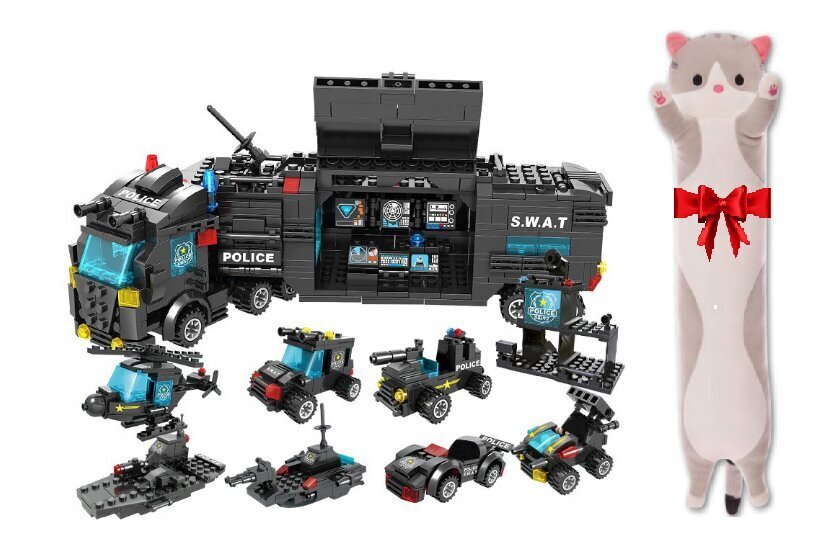 Rakennussetti Police Swat + pehmotyyny hinta ja tiedot | LEGOT ja rakennuslelut | hobbyhall.fi