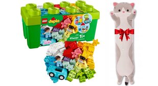 10913 LEGO® Duplo® Palikkarasia + pehmotyyny Cat hinta ja tiedot | LEGOT ja rakennuslelut | hobbyhall.fi